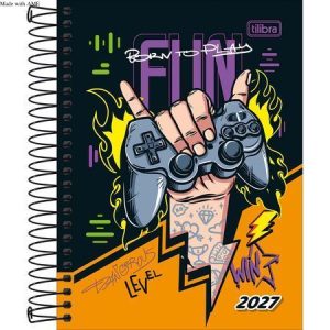 Agenda D+ Masculina Espiral Diária 2027 - Tilibra