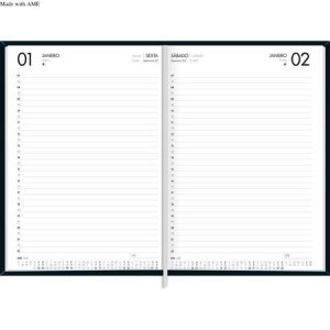 Agenda Executiva Napoli Costurada Diária 2027 - Tilibra