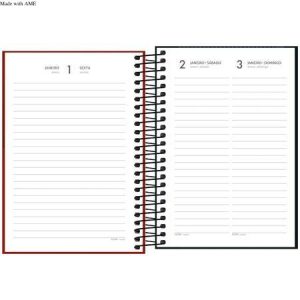 Agenda Zip Espiral Diária 2027 - Tilibra