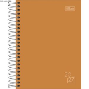 Agenda Spice Cores Espiral Diária 2027 - Tilibra